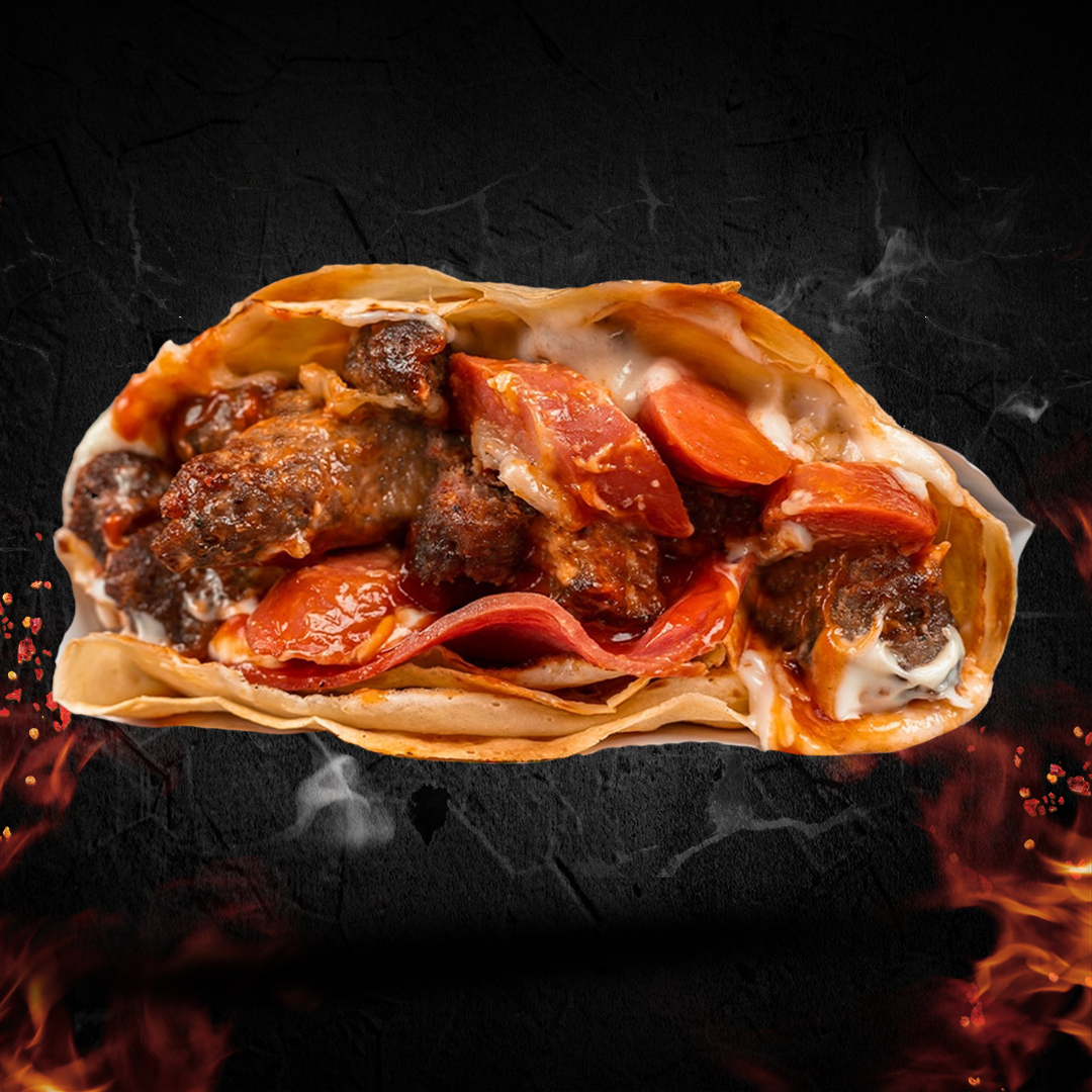 كريب مكس لحوم